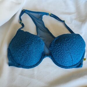 Victoria's Secret Teal Lace Bra